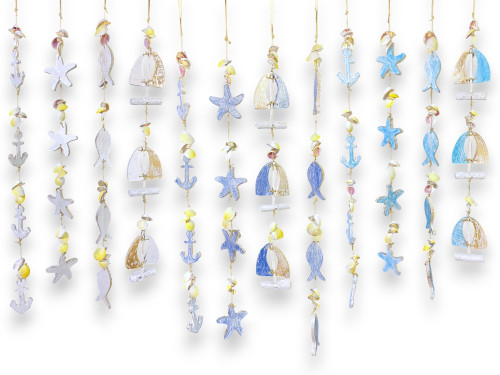 D-2504 DECO FIGURAS+COCKLES 80cm 3 colors pack 12