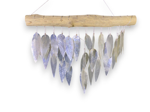 M-2514 CAPIZ BLCO. MULTIHOJAS 30cm pack 2