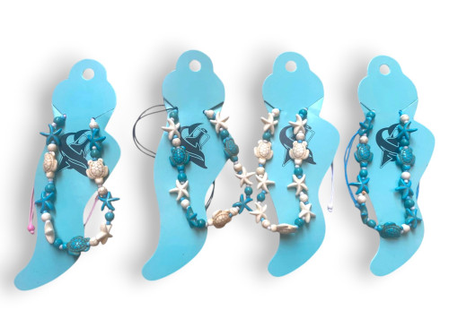 T.MA-25300 ESTRELLA-TORTUGA BCLO-TURQ BOLA 4 mod pack 12