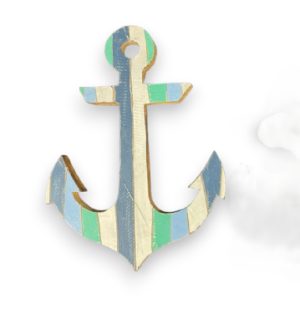 ANCLA TRICOLOR 40x29x02cm