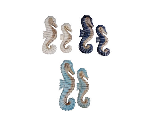 SET 2 HIPOCAMPOS PARED 30/40cm