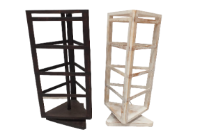 EXPOSITOR x Pte. GIRATORIO marron/blco.