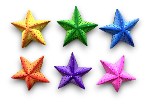 IMAN STARFISH 05-06cm 6 colors pack 24