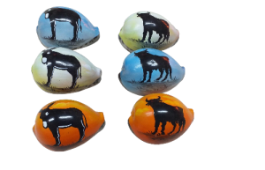 TIGRIS PINTADO 08cm TORO(bolsa 12 unid)