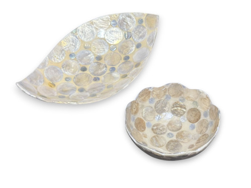 SET 2 PLATOS (FLOR+HOJA COMBI)