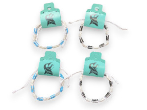 P.CA-24005 CIRPINA NASSA BLANCO+TURQ.NEGRO pack 12